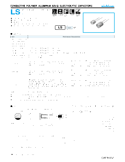Polymer e-con ls  . Electronic Components Datasheets Passive components capacitors Datasheets Nichicon Polymer e-con_ls.pdf
