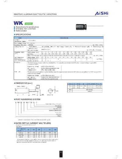 Aishi wk  . Electronic Components Datasheets Passive components capacitors Datasheets A Aishi wk.pdf