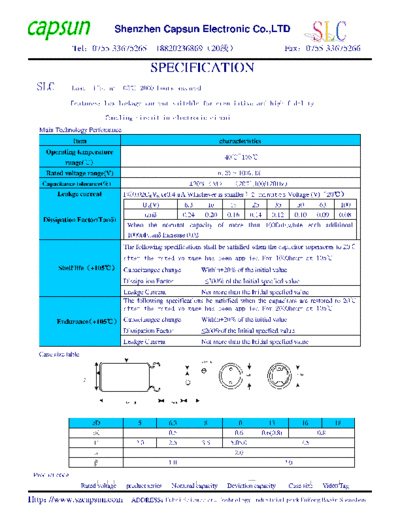 Capsun 200911519321631  . Electronic Components Datasheets Passive components capacitors CDD C Capsun 200911519321631.pdf