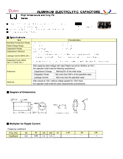Teapo lj  . Electronic Components Datasheets Passive components capacitors CDD T Teapo lj.pdf