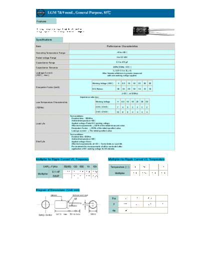 Radial lgm  . Electronic Components Datasheets Passive components capacitors CDD J Jackcon Radial lgm.pdf