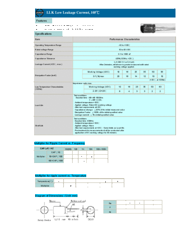Radial llk  . Electronic Components Datasheets Passive components capacitors CDD J Jackcon Radial llk.pdf