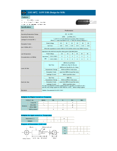 Radial lse  . Electronic Components Datasheets Passive components capacitors CDD J Jackcon Radial lse.pdf