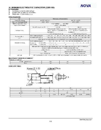 2005 cd81 rx  . Electronic Components Datasheets Passive components capacitors CDD L LHNova 2005 cd81_rx.pdf