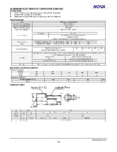 2005 cd92 rk  . Electronic Components Datasheets Passive components capacitors CDD L LHNova 2005 cd92_rk.pdf