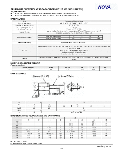 2005 cd117 ws  cd117h wh  . Electronic Components Datasheets Passive components capacitors CDD L LHNova 2005 cd117_ws__cd117h_wh.pdf