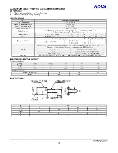 2005 cd11x ss  . Electronic Components Datasheets Passive components capacitors CDD L LHNova 2005 cd11x_ss.pdf