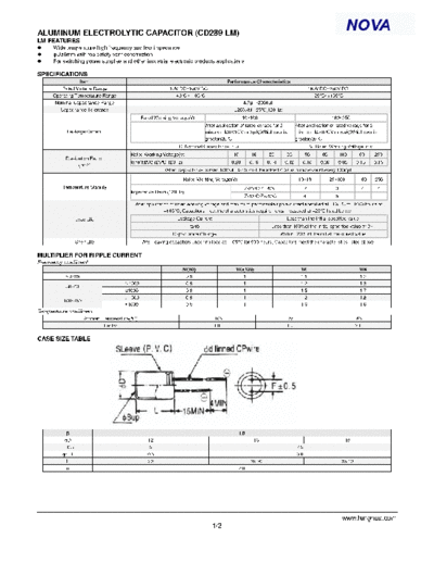 2005 cd289 lm  . Electronic Components Datasheets Passive components capacitors CDD L LHNova 2005 cd289_lm.pdf