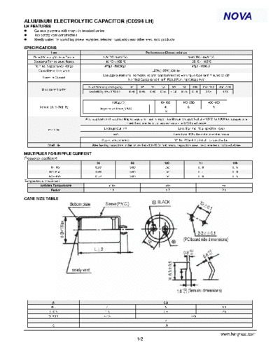 2005 cd294 lh  . Electronic Components Datasheets Passive components capacitors CDD L LHNova 2005 cd294_lh.pdf