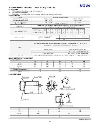 2005 cd296 lt  . Electronic Components Datasheets Passive components capacitors CDD L LHNova 2005 cd296_lt.pdf