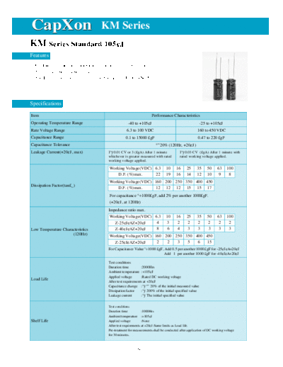 2003 km  . Electronic Components Datasheets Passive components capacitors CDD C Capxon 2003 km.pdf