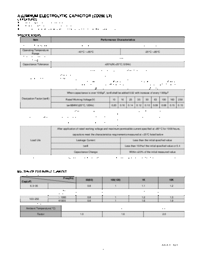 . Electronic Components Datasheets lx  . Electronic Components Datasheets Passive components capacitors CDD L LHNova 2009 lx.pdf