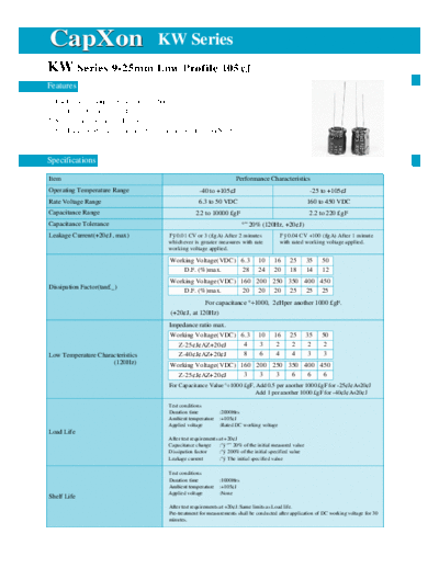 2003 kw  . Electronic Components Datasheets Passive components capacitors CDD C Capxon 2003 kw.pdf