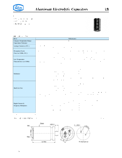 Aluminum Electrolytic Capacitors - Large Size LS  . Electronic Components Datasheets Passive components capacitors CDD L Lelon Aluminum Electrolytic Capacitors - Large Size LS.pdf
