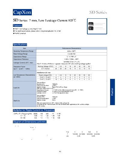 2010 SD Series 761987363  . Electronic Components Datasheets Passive components capacitors CDD C Capxon 2010 SD Series_761987363.pdf