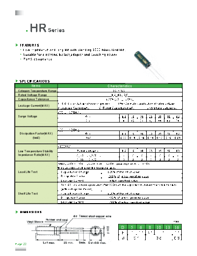 2009 HR1  . Electronic Components Datasheets Passive components capacitors CDD T Tocon 2009 HR1.pdf