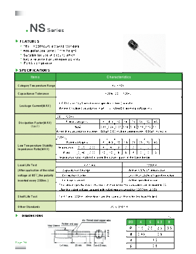 2009 NS1  . Electronic Components Datasheets Passive components capacitors CDD T Tocon 2009 NS1.pdf