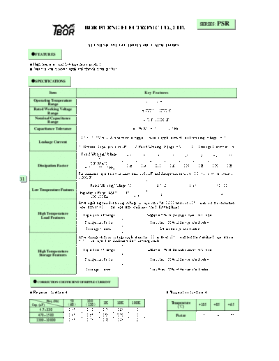 2010 PSR  . Electronic Components Datasheets Passive components capacitors CDD T Twbor 2010 PSR.pdf