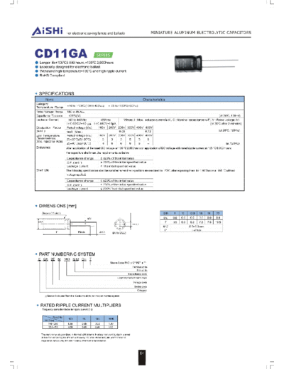 2011 CD11GA ( 41514424737550)  . Electronic Components Datasheets Passive components capacitors CDD A Aishi 2011 CD11GA (201141514424737550).pdf