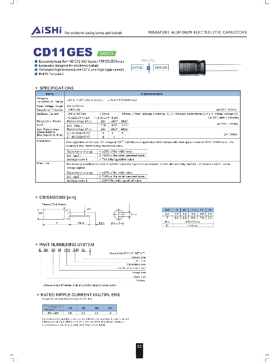 2011 CD11GES ( 41514444127370)  . Electronic Components Datasheets Passive components capacitors CDD A Aishi 2011 CD11GES (201141514444127370).pdf