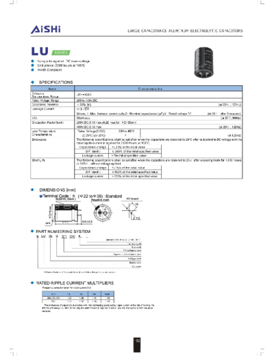 2011 LU ( 4151544013218)  . Electronic Components Datasheets Passive components capacitors CDD A Aishi 2011 LU (20114151544013218).pdf