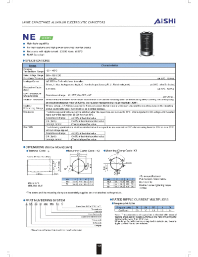 2011 NE ( 41514521575960)  . Electronic Components Datasheets Passive components capacitors CDD A Aishi 2011 NE (201141514521575960).pdf