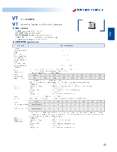 SMD VT  . Electronic Components Datasheets Passive components capacitors Datasheets C Chang SMD VT.pdf