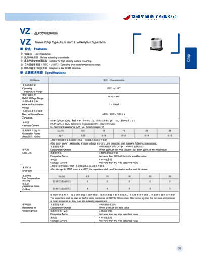 SMD VZ  . Electronic Components Datasheets Passive components capacitors Datasheets C Chang SMD VZ.pdf