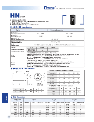 SnapIn HN  . Electronic Components Datasheets Passive components capacitors Datasheets C Chang SnapIn HN.pdf