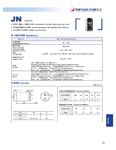 SnapIn JN  . Electronic Components Datasheets Passive components capacitors Datasheets C Chang SnapIn JN.pdf