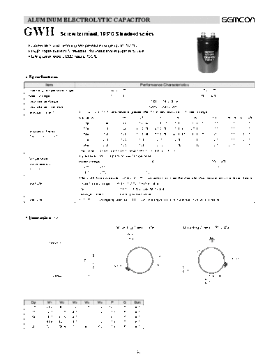 Large Can GWH  . Electronic Components Datasheets Passive components capacitors CDD G Gemcon 2006 Large Can GWH.pdf