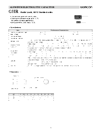 Radial GHR  . Electronic Components Datasheets Passive components capacitors CDD G Gemcon 2006 Radial GHR.pdf