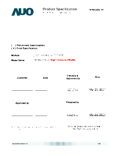 . Various Panel BERISE BR190D10 0 [DS]  . Various LCD Panels Panel_BERISE_BR190D10_0_[DS].pdf