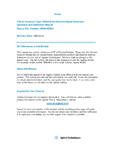 Agilent 8642A_8642B_ops_cal  Agilent 8642B 8642A_8642B_ops_cal.pdf