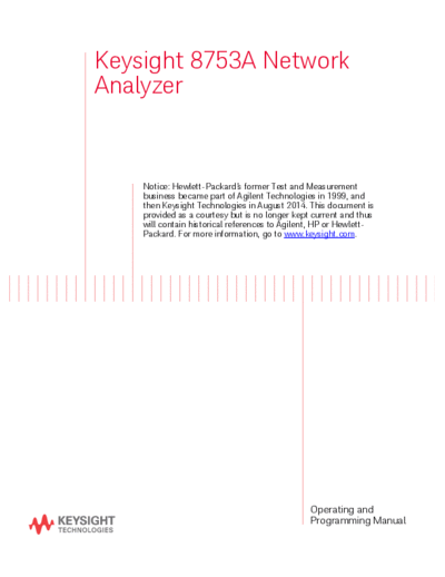 Agilent 08753-90015 8753A Operating and Programming Manual  Agilent 8753A 08753-90015_8753A_Operating_and_Programming_Manual.pdf