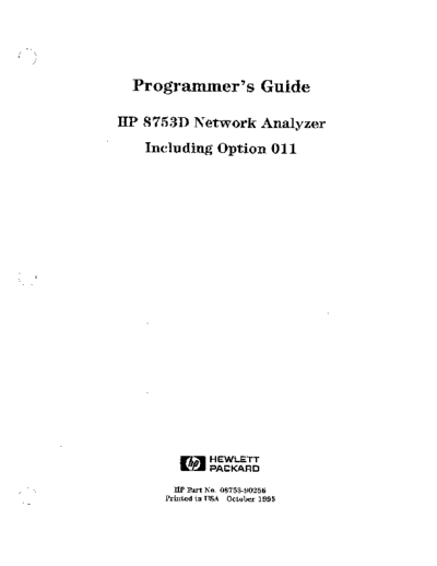 Agilent 8753D Opt 11 Programmer  Agilent 8753D 8753D_Opt_11_Programmer.pdf