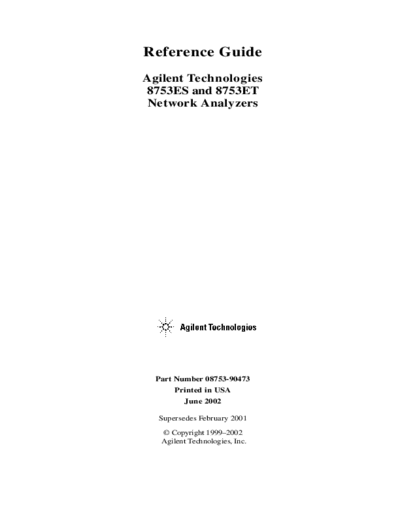 Agilent 8753ES Reference Guide June02  Agilent 8753ES_8753ET 8753ES_Reference_Guide_June02.pdf