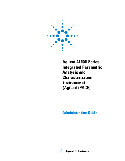 Agilent Administration Guide  Agilent HP 4155C, 4156C, 41501B Manual Set Administration Guide.pdf