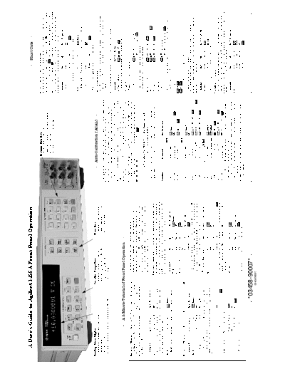 Agilent 03458-90007  Agilent um 3458A 03458-90007.pdf