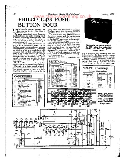 PHILCO U429  PHILCO Audio Philco U429.pdf