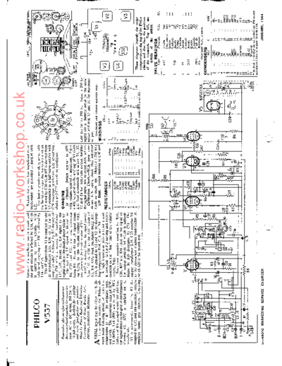 PHILCO V537  PHILCO Audio Philco V537.pdf