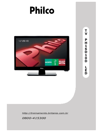 PHILCO Philco PH16D10D LED TV SM  PHILCO LED Philco_PH16D10D_LED_TV_SM.pdf