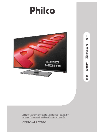PHILCO Philco PH32M LED TV SM A4 VERS A  PHILCO LED Philco_PH32M_LED_TV_SM_A4_VERS_A.pdf