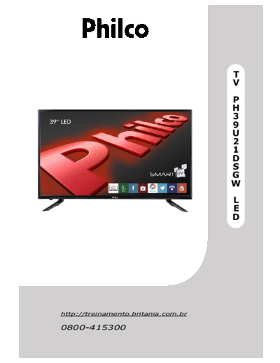 PHILCO Philco PH39U21DSGW LED TV SM  PHILCO LED Philco_PH39U21DSGW_LED_TV_SM.pdf