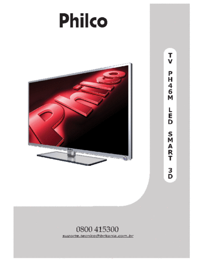 PHILCO Philco PH46M LED SMART 3D VERS A TV SM  PHILCO LED Philco_PH46M_LED_SMART_3D_VERS_A_TV_SM.pdf