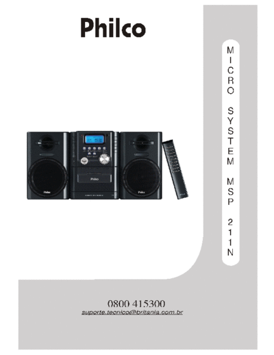 PHILCO MSP-211N  PHILCO Audio MSP211N MSP-211N.pdf