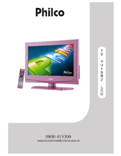 PHILCO TV+PH19R2+LCD+VERSAO+A  PHILCO LCD PH19R2 TV+PH19R2+LCD+VERSAO+A.pdf