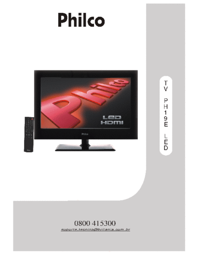 PHILCO TV+PH19E+LED+VERSAO+A  PHILCO LED PH19E TV+PH19E+LED+VERSAO+A.pdf