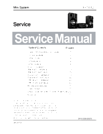 Philips service  Philips Audio FX1012 service.pdf