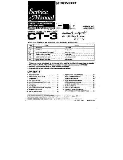 Pioneer ct-3 cassette deck 118  Pioneer Audio ct-3_cassette_deck_118.pdf